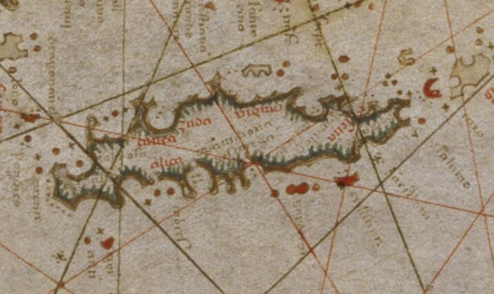 1584 Carte nautique de la Méditerranée, de la Mer noire, de la Mer rouge et de l'Atlantique est : Oliva, Bartolomeo (1538-1588).jpg